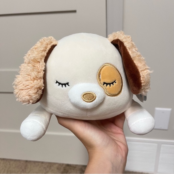 Squishmallow Laying Hugmee Harrison the Puppy Dog 8" NWT ***MINOR FLAW - Picture 9 of 11